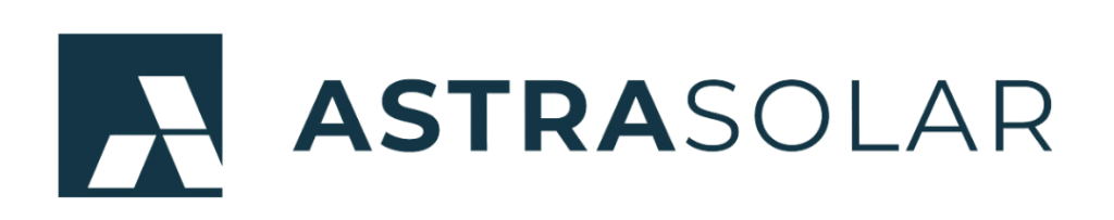 Logo Astra Solar Azul